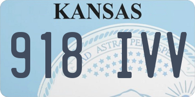 KS license plate 918IVV