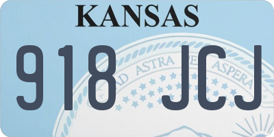 KS license plate 918JCJ