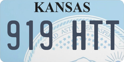 KS license plate 919HTT