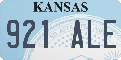 KS license plate 921ALE