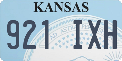 KS license plate 921IXH