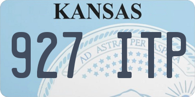 KS license plate 927ITP