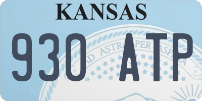 KS license plate 930ATP