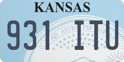 KS license plate 931ITU