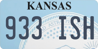 KS license plate 933ISH