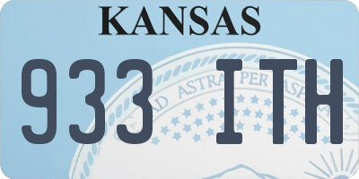 KS license plate 933ITH