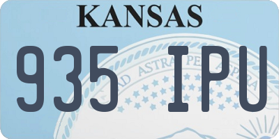 KS license plate 935IPU