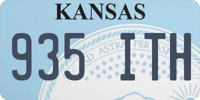 KS license plate 935ITH