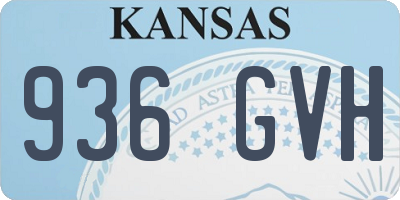 KS license plate 936GVH
