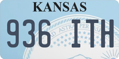 KS license plate 936ITH