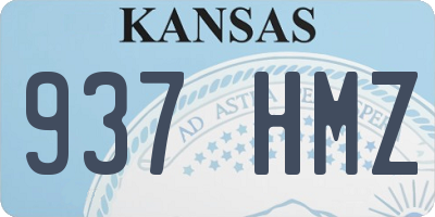 KS license plate 937HMZ