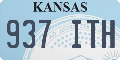 KS license plate 937ITH