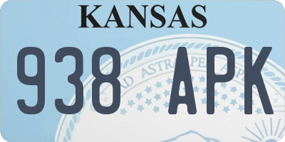 KS license plate 938APK