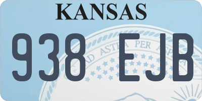 KS license plate 938EJB