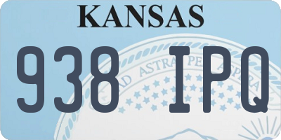 KS license plate 938IPQ