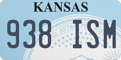KS license plate 938ISM