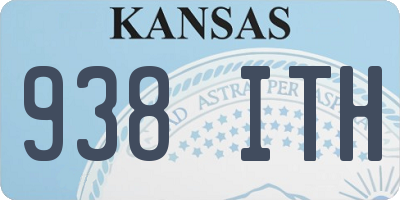 KS license plate 938ITH