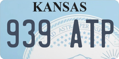 KS license plate 939ATP