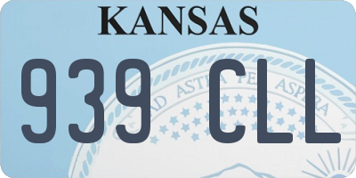 KS license plate 939CLL