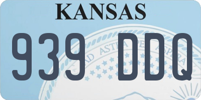 KS license plate 939DDQ