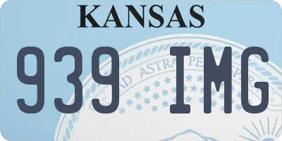 KS license plate 939IMG