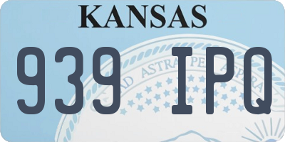 KS license plate 939IPQ