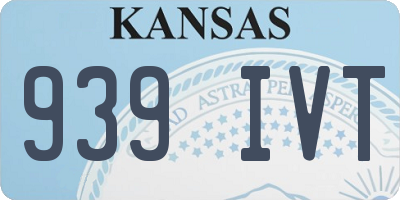 KS license plate 939IVT