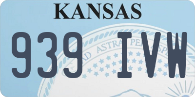 KS license plate 939IVW