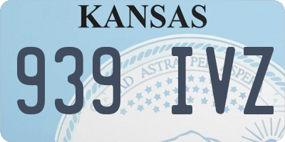 KS license plate 939IVZ