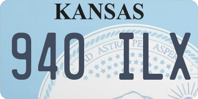 KS license plate 940ILX