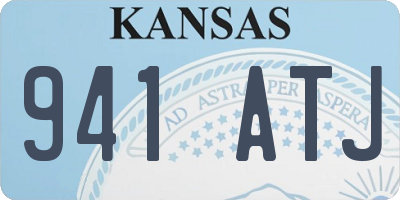 KS license plate 941ATJ