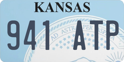 KS license plate 941ATP