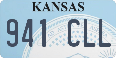 KS license plate 941CLL