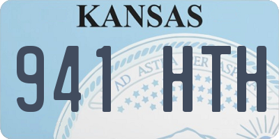 KS license plate 941HTH