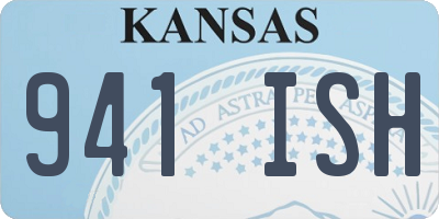 KS license plate 941ISH