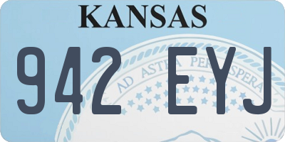 KS license plate 942EYJ