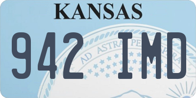 KS license plate 942IMD