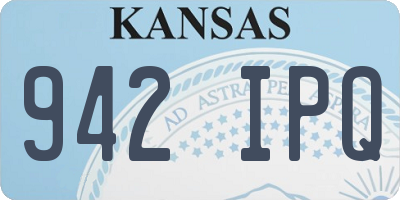 KS license plate 942IPQ