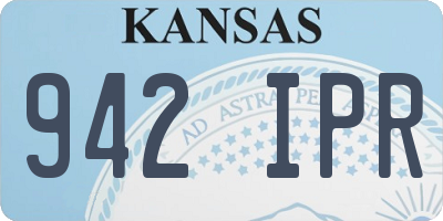 KS license plate 942IPR