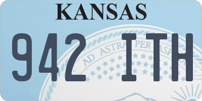 KS license plate 942ITH