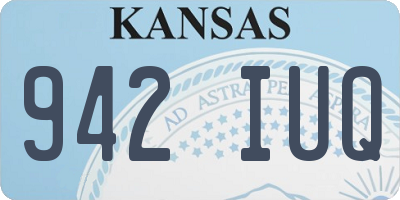 KS license plate 942IUQ