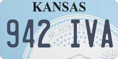 KS license plate 942IVA