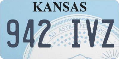 KS license plate 942IVZ