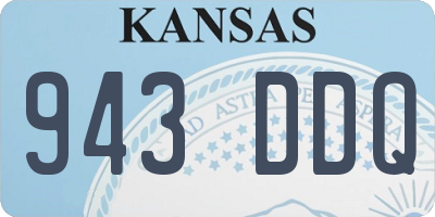 KS license plate 943DDQ