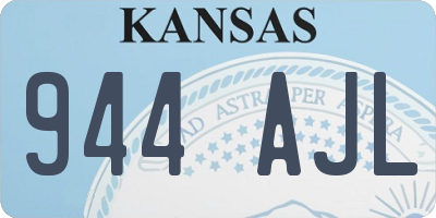 KS license plate 944AJL