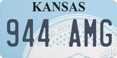 KS license plate 944AMG