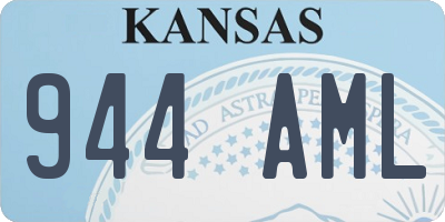 KS license plate 944AML