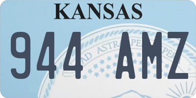 KS license plate 944AMZ