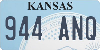 KS license plate 944ANQ
