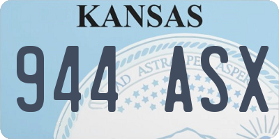 KS license plate 944ASX